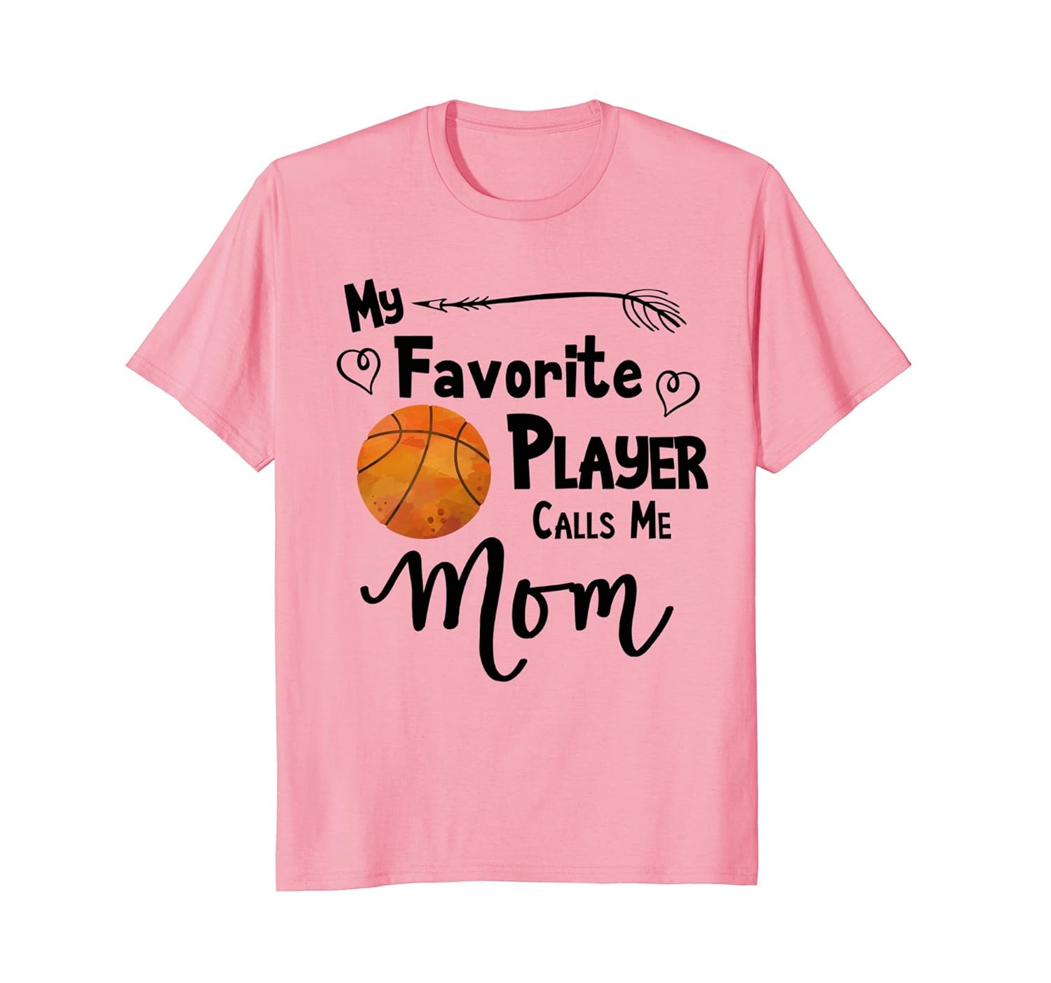 My Favorite Player Calls Me Mom T-Shirt Basketball Tee Shirt-anz