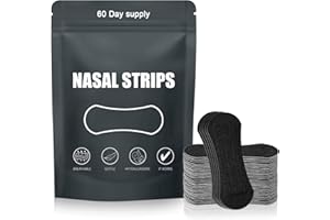 60Pcs Nasal Strips for Sleeping, Stop Snoring, Comfortable and Fast-Acting Strips for Deeper Sleep and Clearer Breathing, Nos