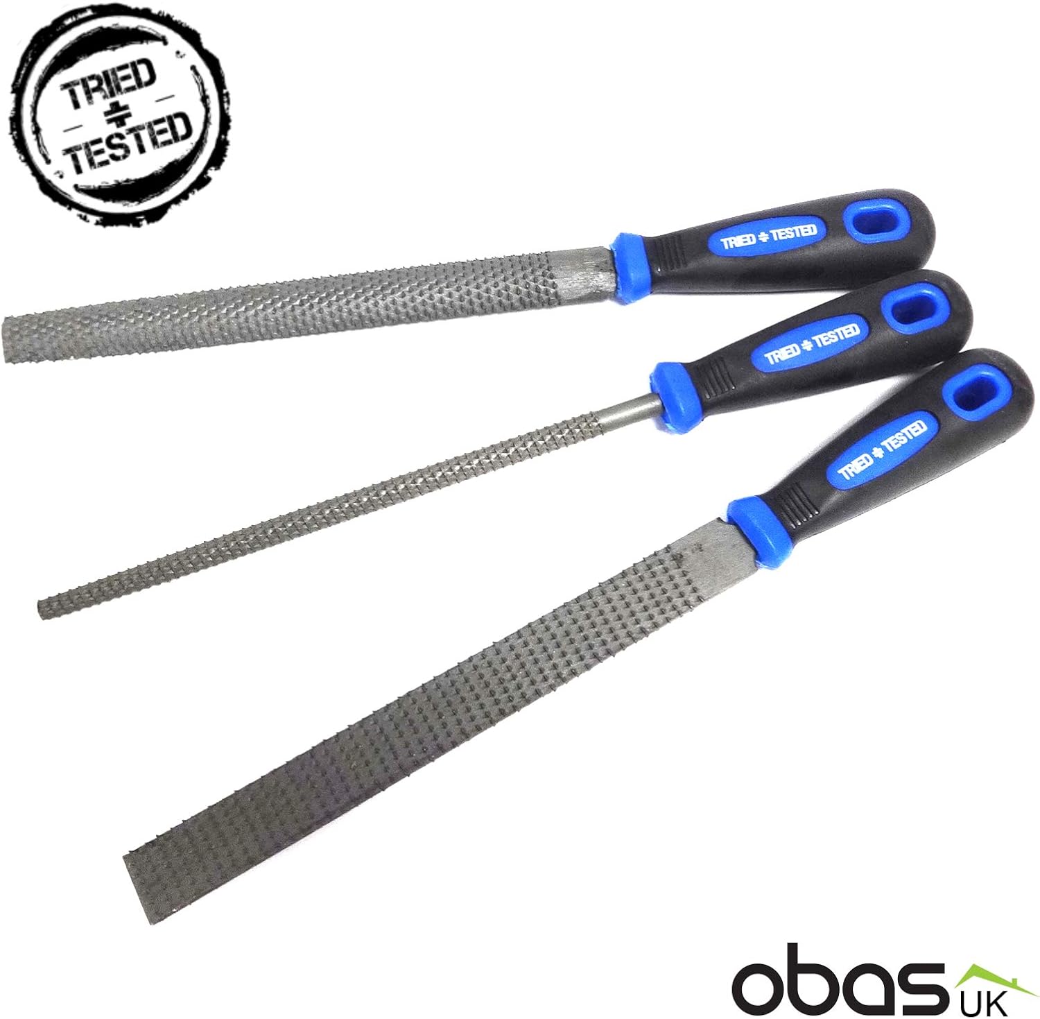 Tried + Tested 3 Piece Wood Rasp Set Carpenter File Wood Working