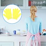 QCZJ 20 Pack Bath Exfoliating Gloves 100% Nylon Double Sided Shower Scrubber view 6