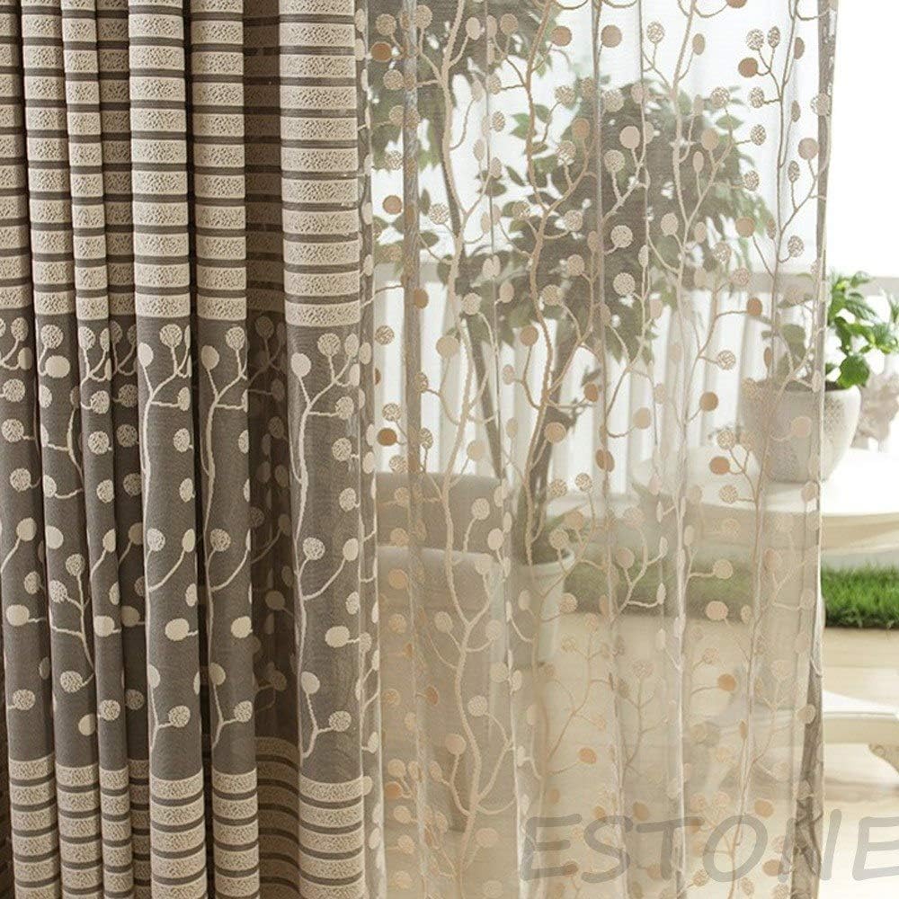 Curtain Ikea Grey Striped Pachira Drape Balcony Bedroom Living