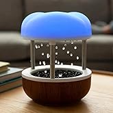 Mindsight ‘Calming Cloud’ Tabletop Water Fountain | Quiet Pump | Splash Resistant | Zen & Nature Décor | Promotes Focus, Stre
