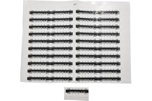 Geynutaly 40 Pieces Temperature Strips Testing Adhesive Temperature Strips 90 to 100 Fahrenheit Degree Temperature Sticker Sticky