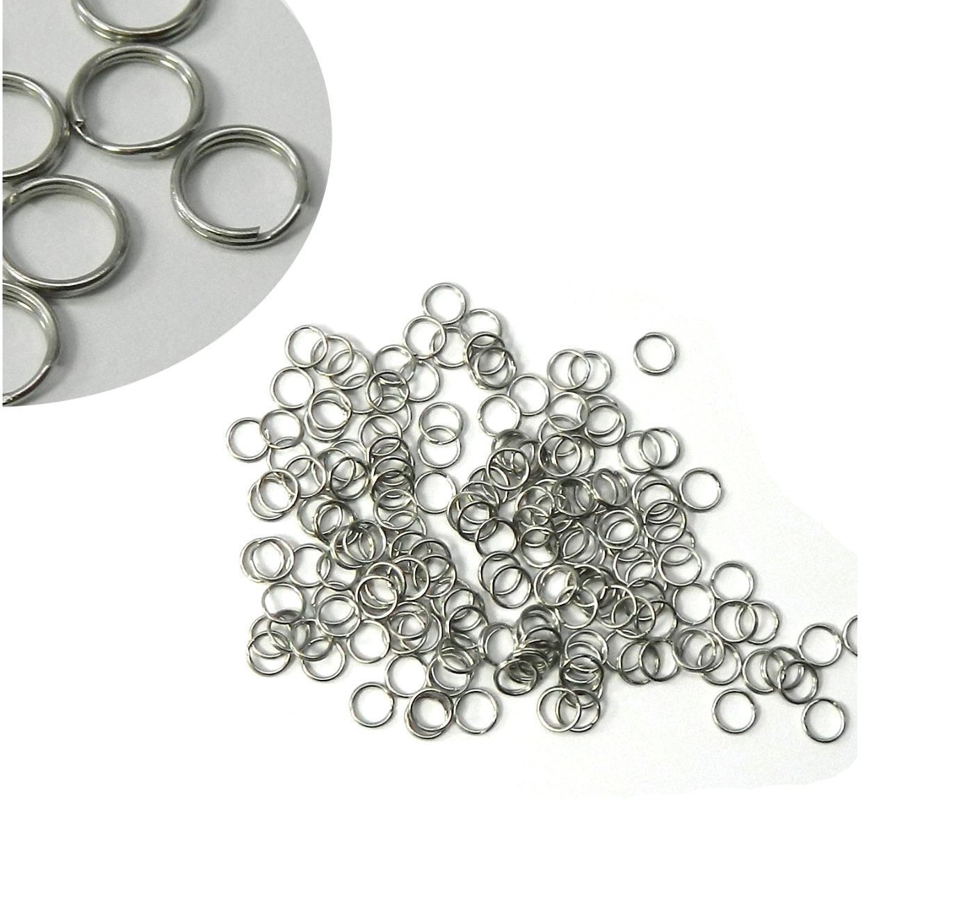 B06wrw3k3b Inc分割リング釣りルアー コネクタステンレススチール釣り分割リング 分割リングチェーンコネクタのキーリング Store Kathy Pack 100 In 0 397 Outside 10 1mm スイベルスナップ 年のクリスマスの特別な衣装 Www Supergomes Com Br