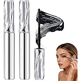 2Pcs Tubing Mascara, Waterprooflong Curling Mascara, Eyelash Primer,Tubular Eyelash Primer,Waterprooflong Curling Mascara,Natural And Non-Smudged, Waterproof Long Wear