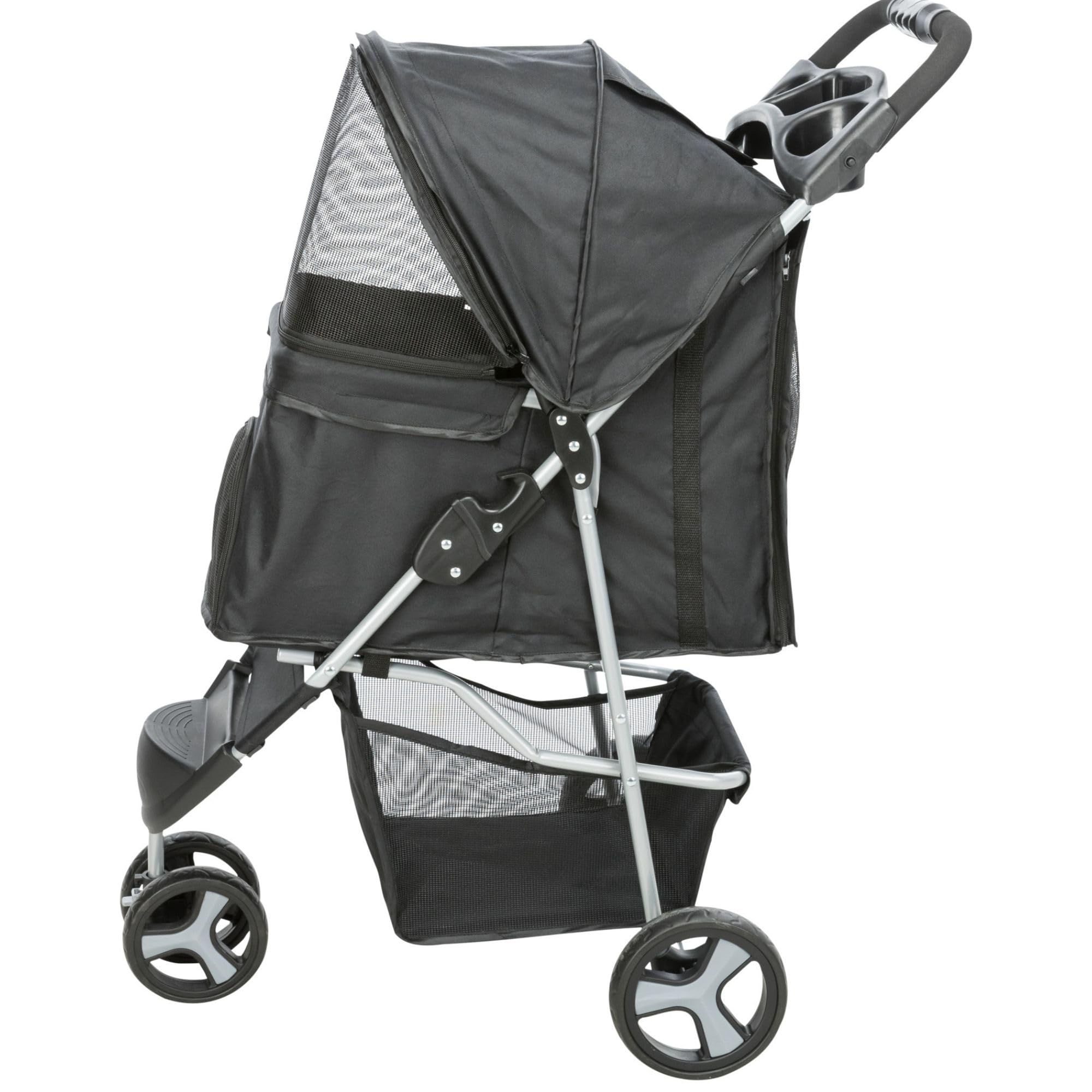 TRIXIE 28958 - Pushchair, Dimensions: 47 x 100 x 80 cm, Black