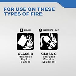 Kidde Fire Extinguisher for Boats, Single-Use 5BC