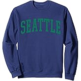Seattle Classic Vintage Green Sweatshirt