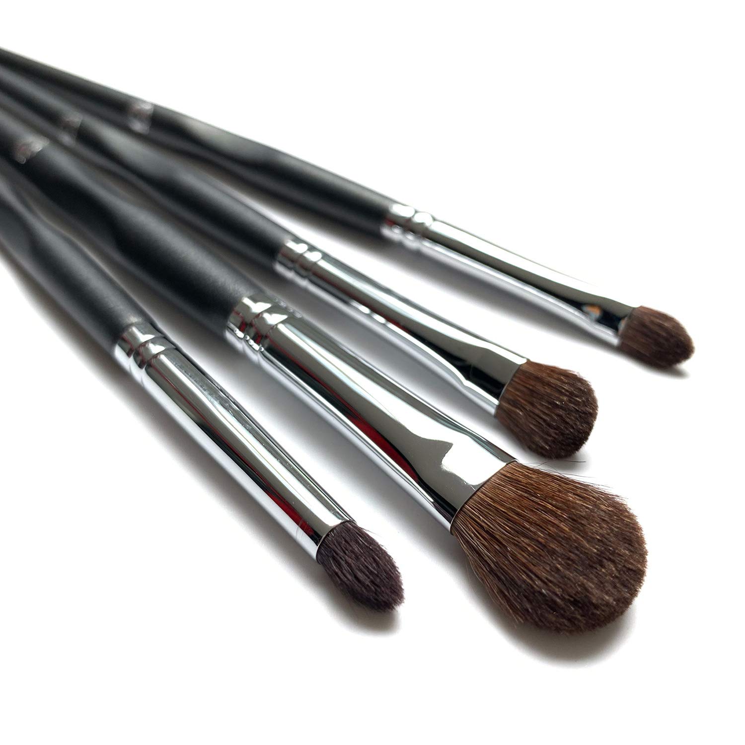 ENERGY Eye Makeup Brushes Eyeshadow Brush Set Blending Brush for Eye Makeup Eyeshadow and Creasing Kit 4Pcs Essential Makeup Brush Pencil Shader Definer Smudge: Beauty