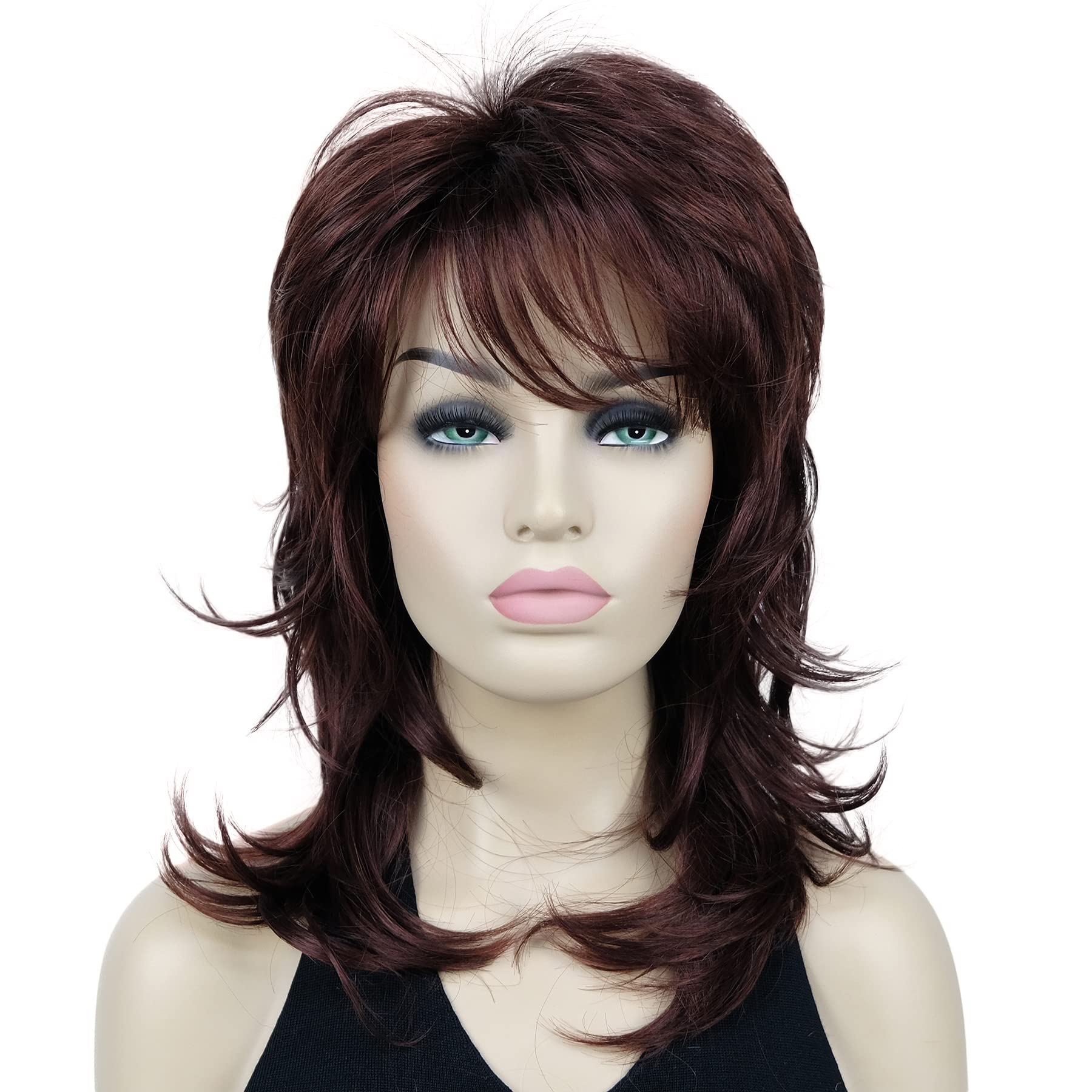 Lydell Long Soft Shaggy Layered Classic Cap Full Synthetic Wigs (33A) โ image 1