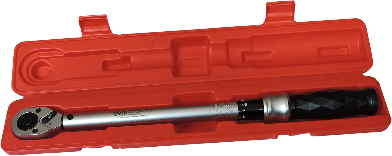 Famex Torque Spanner 12.5 mm (1/2 Inch Drive 40 210 Nm Qty 1 10865