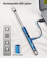 VEHHE Rechargeable Lighter USB Arc Candle Lighter Windproof Safety Switch view 3