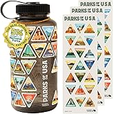 Wondery The Original Parks of the USA® Wide Mouth Adventure Bucket List Bottle (Black)