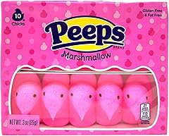 Peeps Pink Marshmallow Chicks, 3 oz, 10 ct