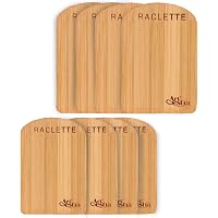 Aazon.co: Artestia 8 Pack Raclette Baboo Trays For Grill Pans Sall...