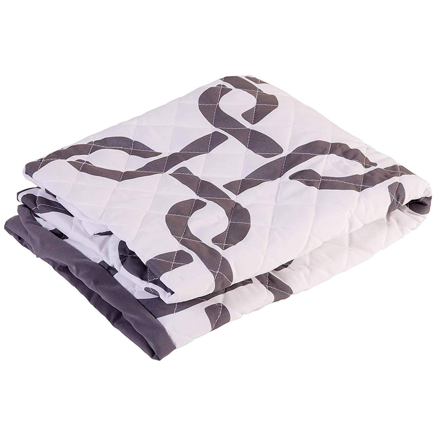 HealthSmart Wedge Pillow Cover for Bed Wedges, Wedge Pillow Case, with Rip & Spill Protection, Fits 24 x 24 x 7 Inch Wedges, Gray Links