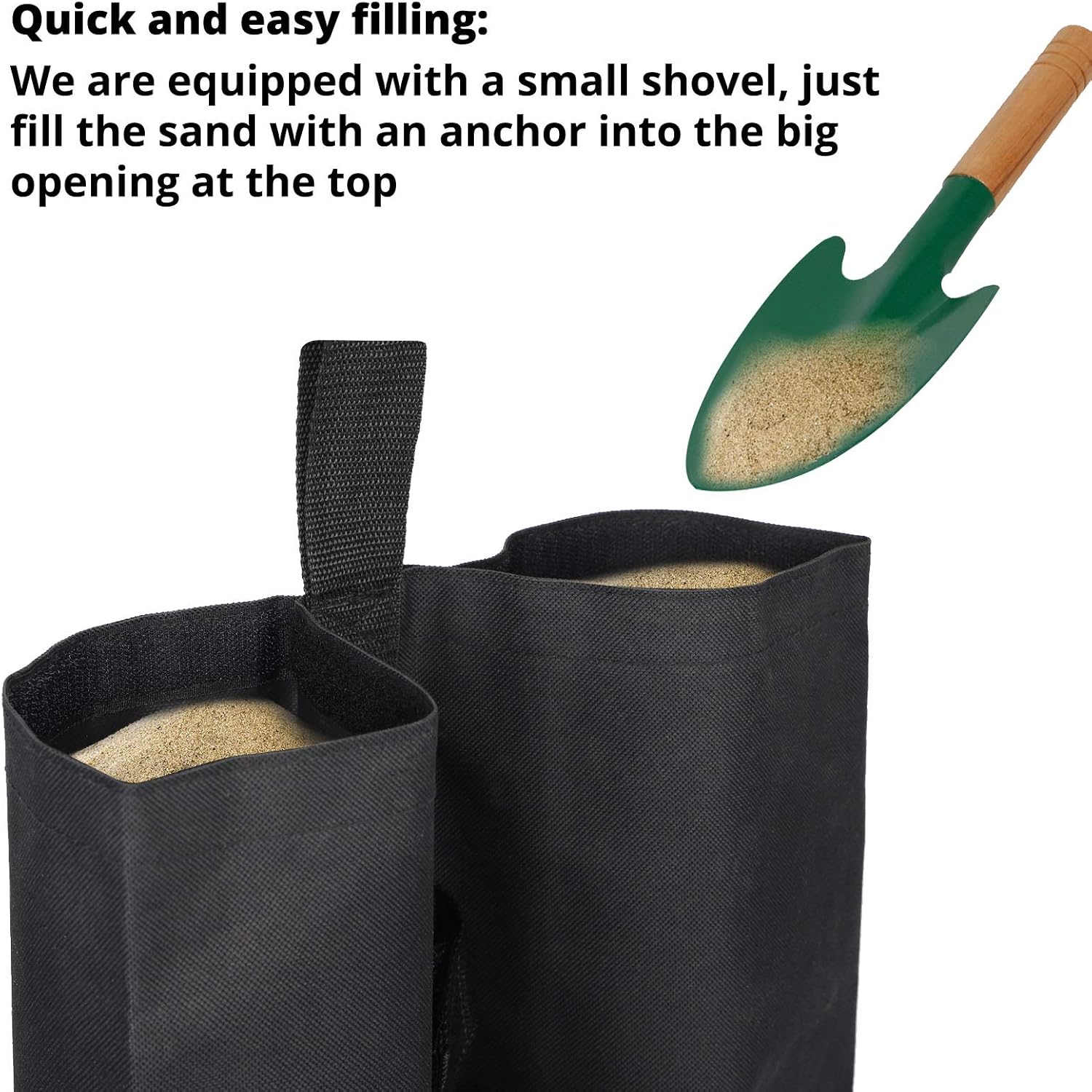 Lyneun 4pack Gazebo Sand Weights Heavy Duty DoubleStitched Sand Weight