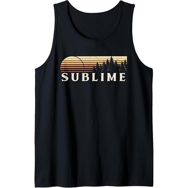 Amazon.com: Men's Sublime Sun Logo Mens Tank Small Black
