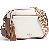 Bluome Small Crossbody Purse for Women – Multi Pocket Travel Purses Crossbody Bag Shoulder Handbags with Adjustable Strap