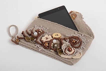 crochet phone purse