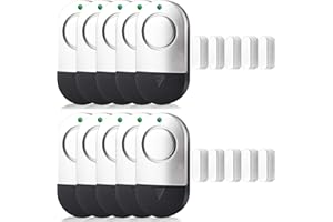 Toeeson 120DB Pool Door Alarms for Kids Safety, Window Alarms for Home