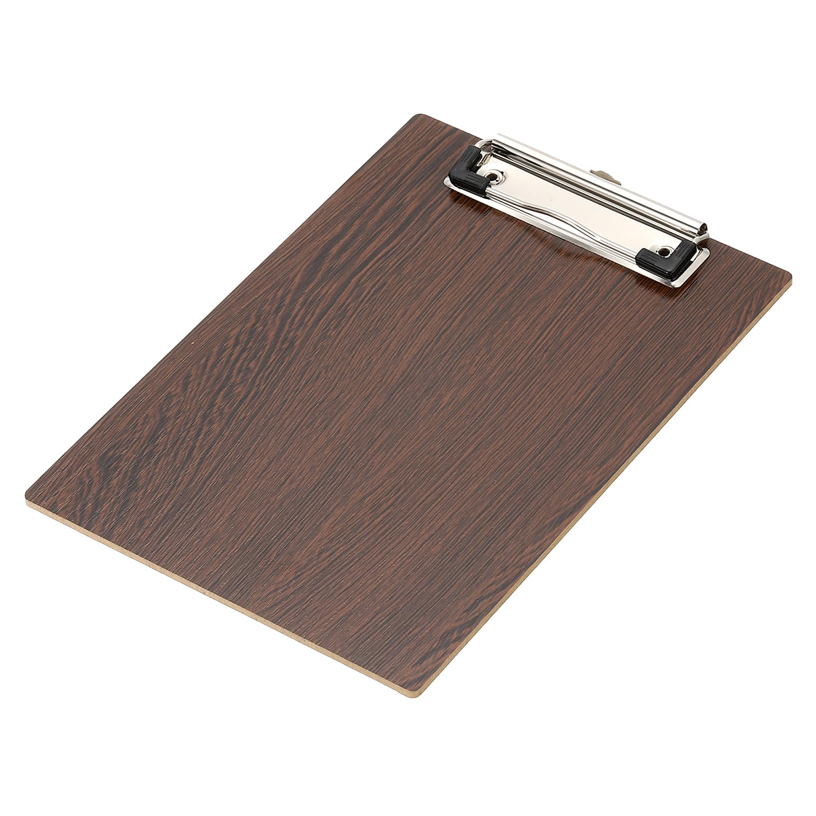 PATIKIL Wooden Clipboard for 5.83 x 8.27 Inch Paper, Standard A5 Letter Size Clip Boards Hardboard with Low Profile Clip for Office Classroom, Chicken-Wing Wood Texture