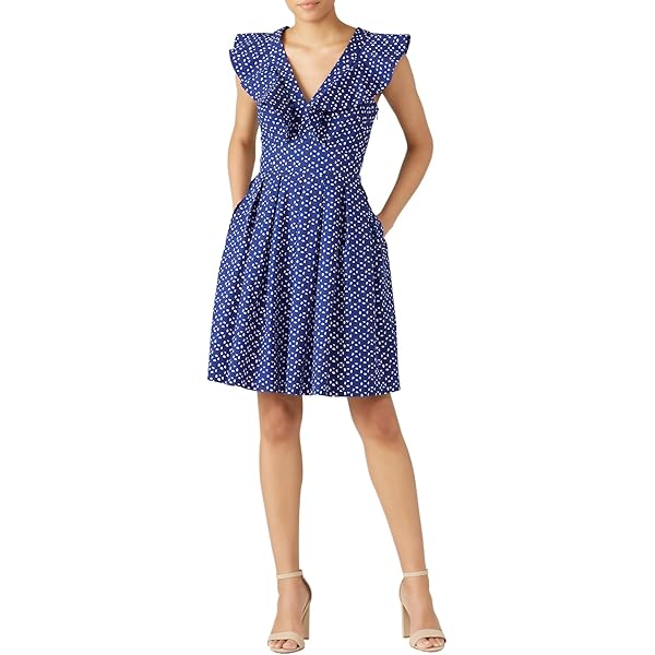 kate spade new york Rent the Runway Pre-Loved Cloud Dot Dress, Multicolor,  X-Small at Amazon Women's Clothing store