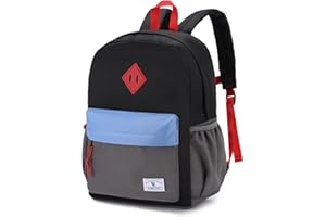 VX VONXURY Kids School Backpack, Lightweight Preschool Bag for Boys & Girls with Chest Strap, Fits A4 Books