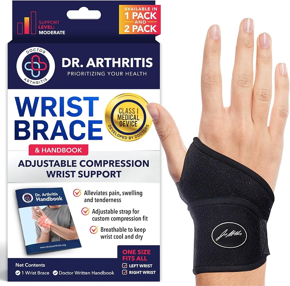 Dr. Arthritis Doctor Developed Wrist Supports - Carpal Tunnel Wrist Brace