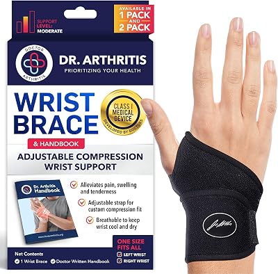 Dr. Arthritis Doctor Developed Wrist Supports - Carpal Tunnel Wrist Brace