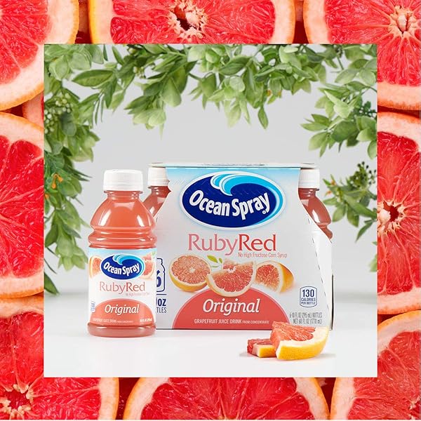 OCEAN SPRAY® RUBY RED GRAPEFRUIT JUICE DRINKS, 10 FL OZ BOTTLES, 6 COUNT (PACK OF 1)
