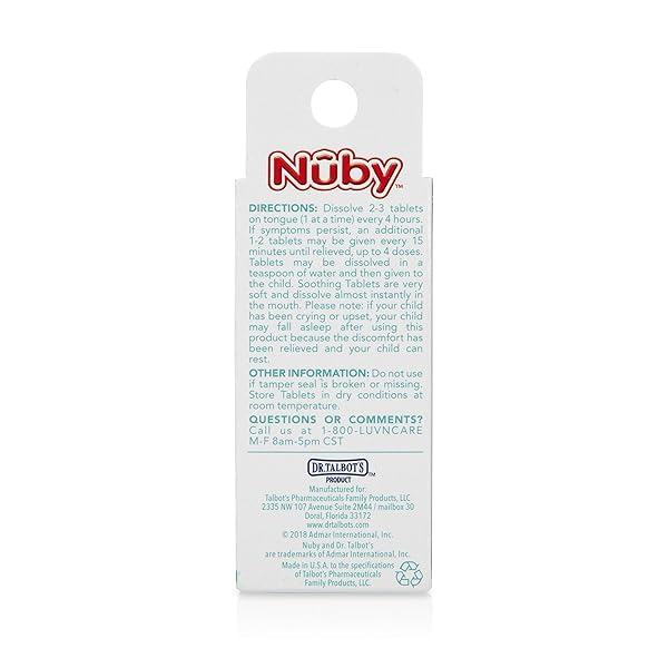 DR. TALBOT’S CHAMOMILE SOOTHING TABLETS, QUICK DISSOLVE, 140 COUNT
