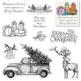 Christmas Gift Truck Clear Stamps for Card Making