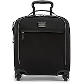 TUMI Voyageur Leger 4 Wheeled Luggage, Black/Gunmetal Hardware | Women's Lightweight &amp; Spacious, Sleek Silhouette, Recycled Nylon, 4 Spinner Wheels, TSA Lock, 3-Stage Handle, 5-Year Warranty