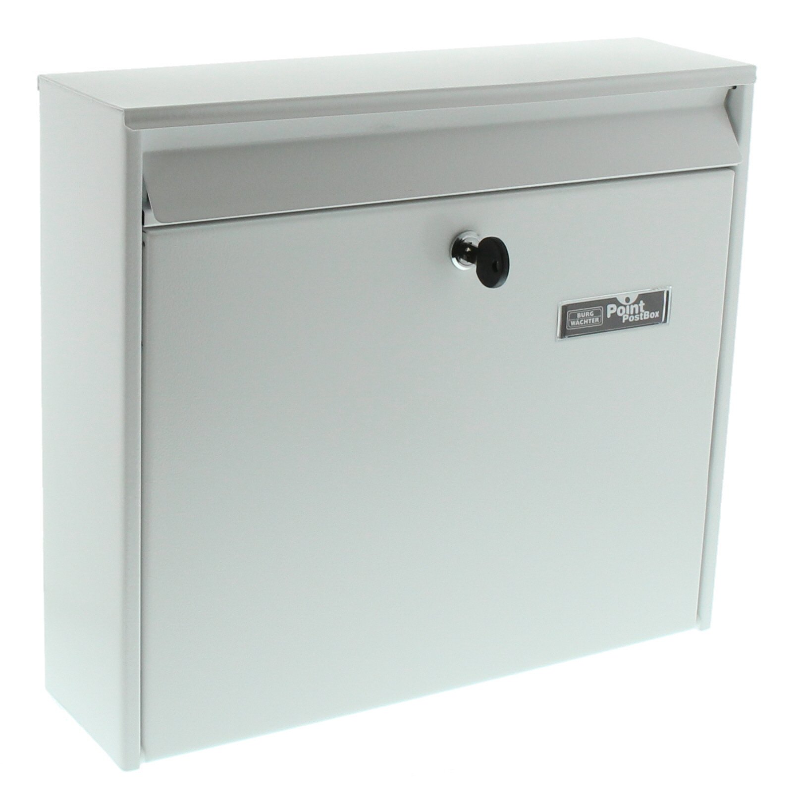 Burg-Wächter MAIL 5877 W Letterbox, Wall Mount, Alloy Steel, White