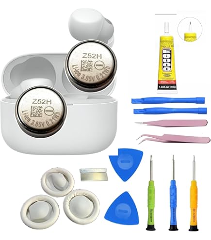 Vvuilsty Z52H 2 Pcs Battery Replacement for Sony LinkBuds S