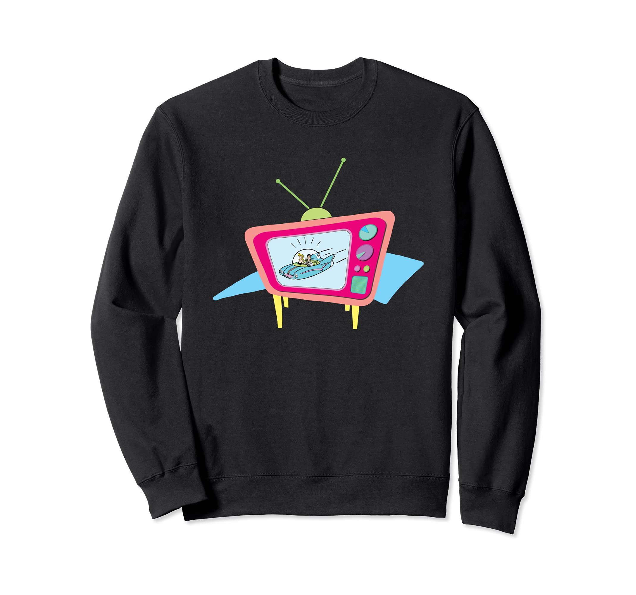 Retro 60s TV Flying Car Vintage Futuristic Transportation Sweatshirt