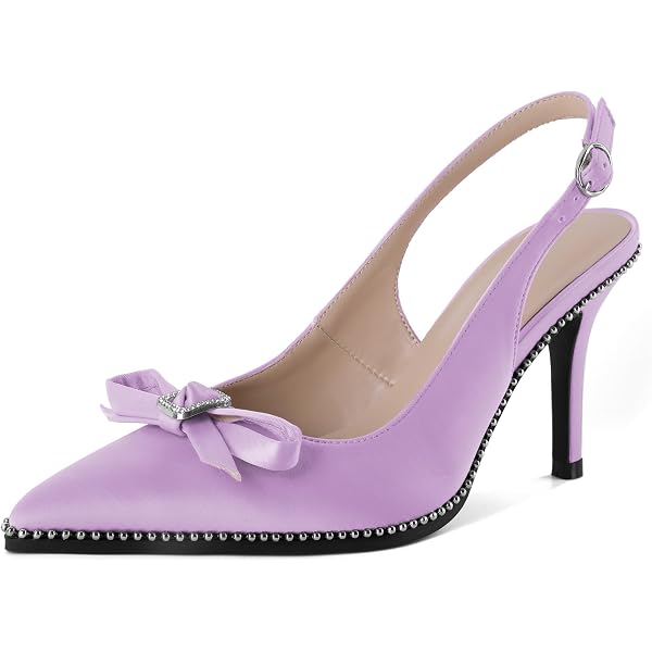 Journee Collection Womens Oppal Tru Comfort Foam Open Toe Mid Stiletto Pumps Lilac 8