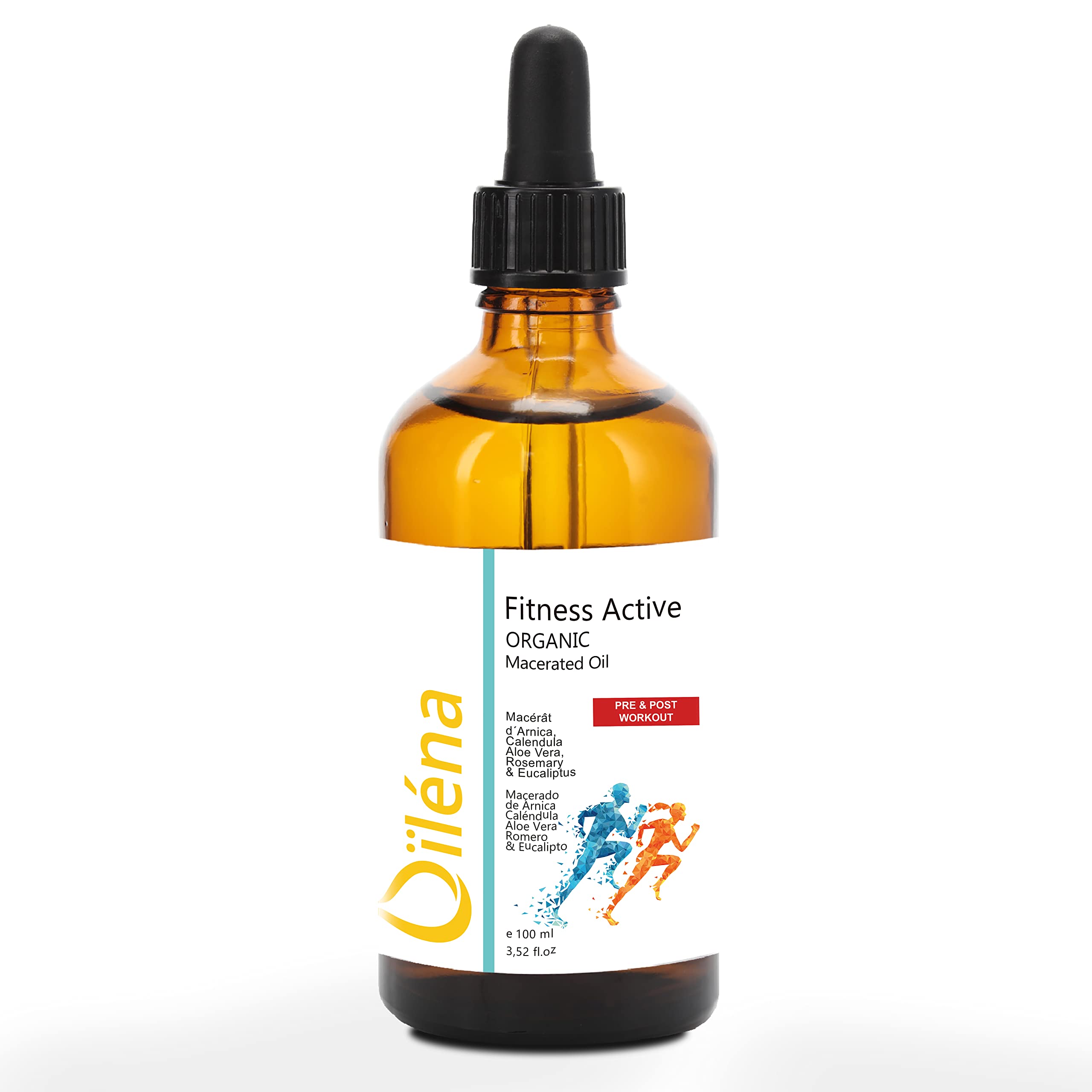 Relaxing Massage Oil · Arnica, Calendula, Aloe Vera Macerated Oil · Body & Facial Oil · Rosemary & Eucalyptus · Calming, Muscle Relaxing and Natural Moisturising · 100 ml