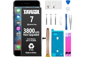 [3800mAh] Battery for iPhone 7 TAYUZH High Capacity New 0 Cycle Replacement Battery for iPhone 7 A1660, A1778, A1779 with Ins
