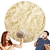 Omewigra Tortilla Blanket Funny Realistic Food