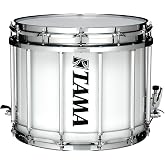 Tama StarLight Marching Snare Drum - 12-inch x 14-inch, Sugar White