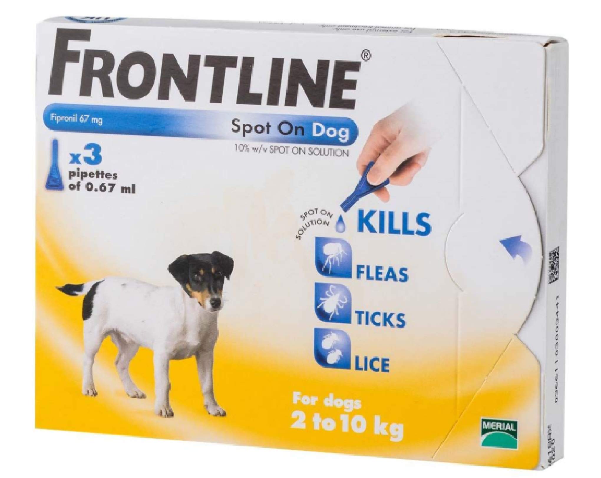 flea tick frontline spot on dogs