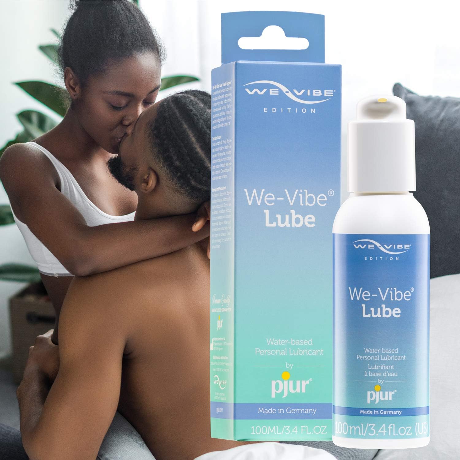 We-Vibe Lube by pjur - Water-Based Personal Lubricant for use with We-Vibe Sex Toys - Suitable for Women & Men - 1 Pack (1 x 100 ml) - Image 5