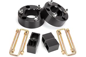 Dynofit 3" Front & 2" Rear Lift Kits for 2007-2024 Silverado 1500 Sierra 1500 (2WD/4WD), Full Suspension Leveling Kit with Front Strut Spacers and Rear Block Kit