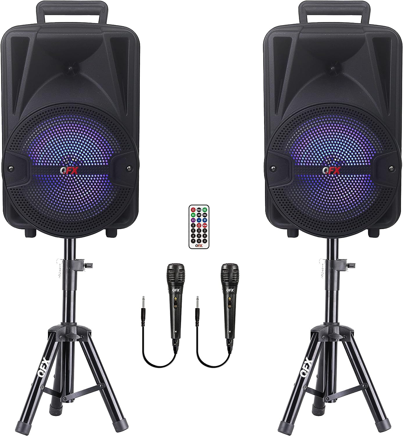 QFX PBX-800TWS 8-Inch TWS Bluetooth Stereo PA