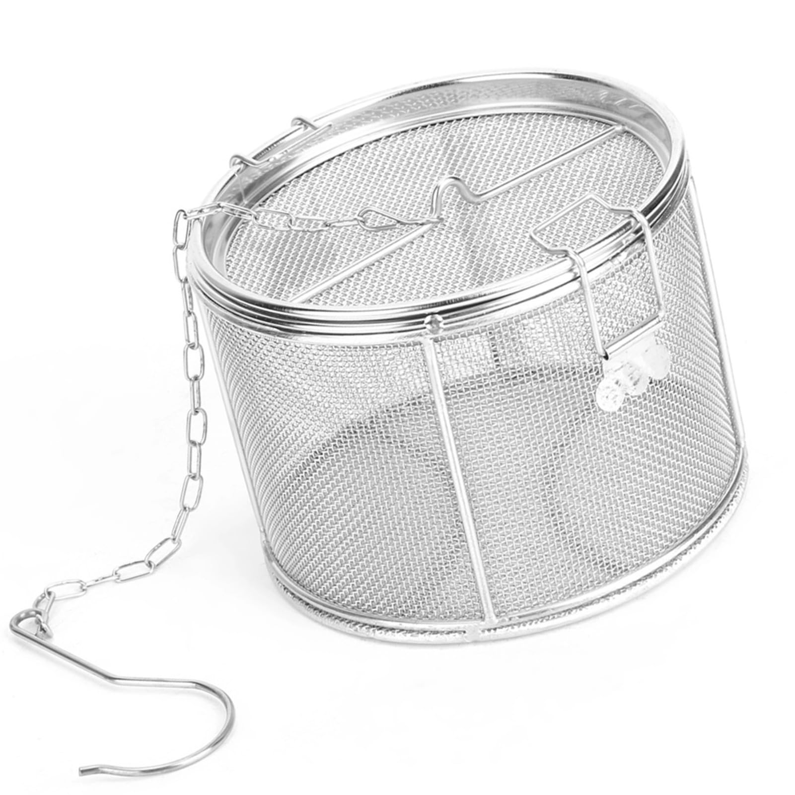 Stainless Steel Tea Strainer for Cup and Teapot, Spice Strainer with Handle, 14 x 10 cm, Large