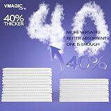 VMAGIC CARE Disposable Face Towels 120ct Cotton Wipes Ultra Soft 20x20cm EF view 3
