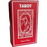 Vieux Monde Express Keyword Edition Tarot | Classic Tarot Deck Design with Helpful Meanings | Full Size Cards