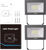 Linke 15W LED Flood Light Outdoor 1200LM IP66 6500K 2 Pack view 8